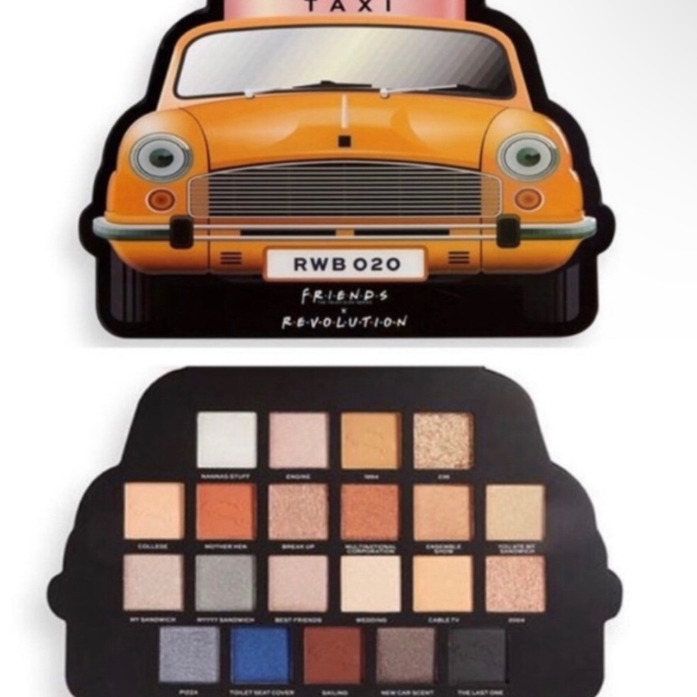 Revolution Makeup FRIENDS Taxi Shape Pressed Pig & Eye LIM. EDITION HARD 2 FIND!